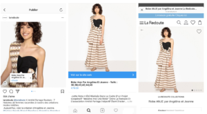 Parcours d'achat Insta Shopping